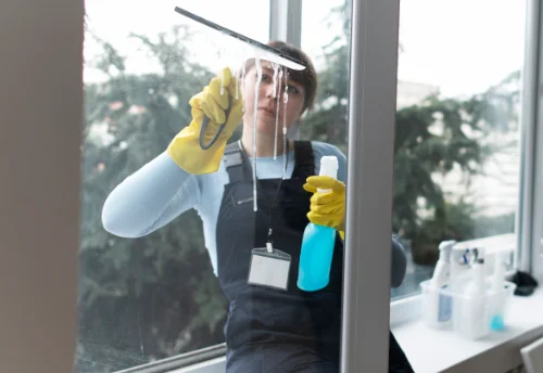 Nettoyage de vitres intérieures et extérieures aux Chères